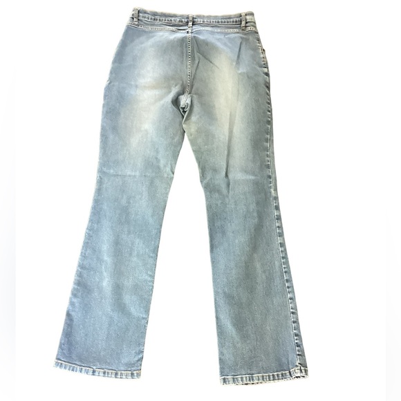 VTG Carolina Blues Womens straight leg stretch sz 12 light wash - Picture 4 of 7